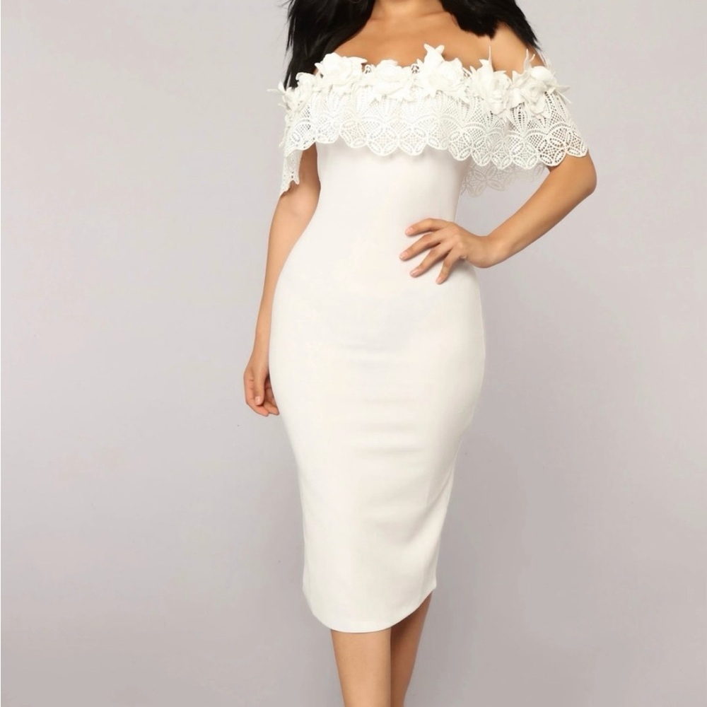 Fashion Nova Strapless Dress